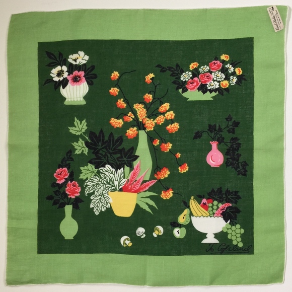 Carol Stanley Accessories - VINTAGE CAROL STANLEY Scarf Handkerchief Square